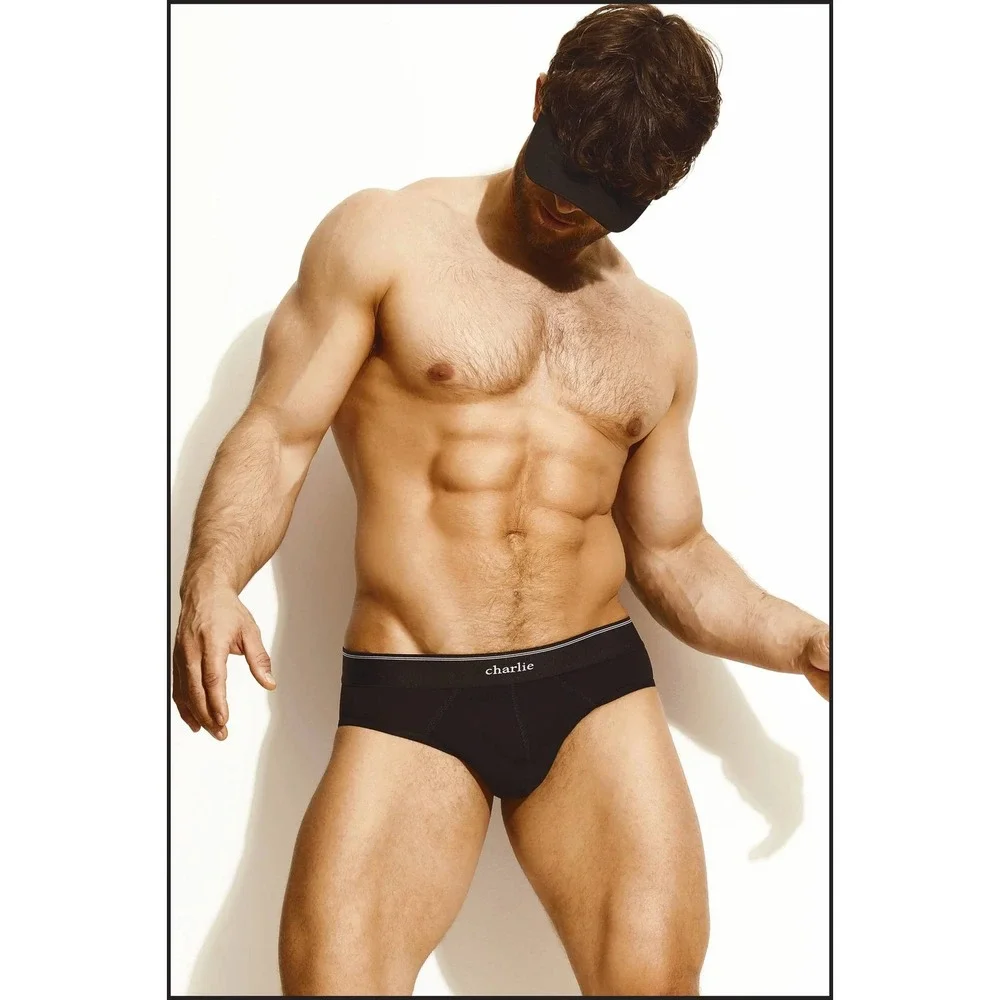 Charlie by Matthew Zink Classic Brief Mens XS Black